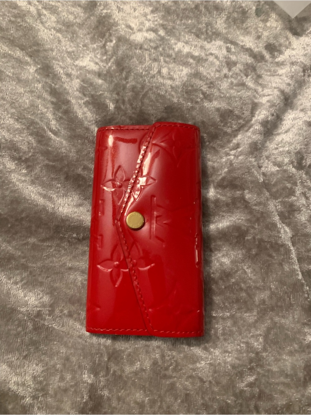 Louis Vuitton Red Patent Monogram Key Holder
